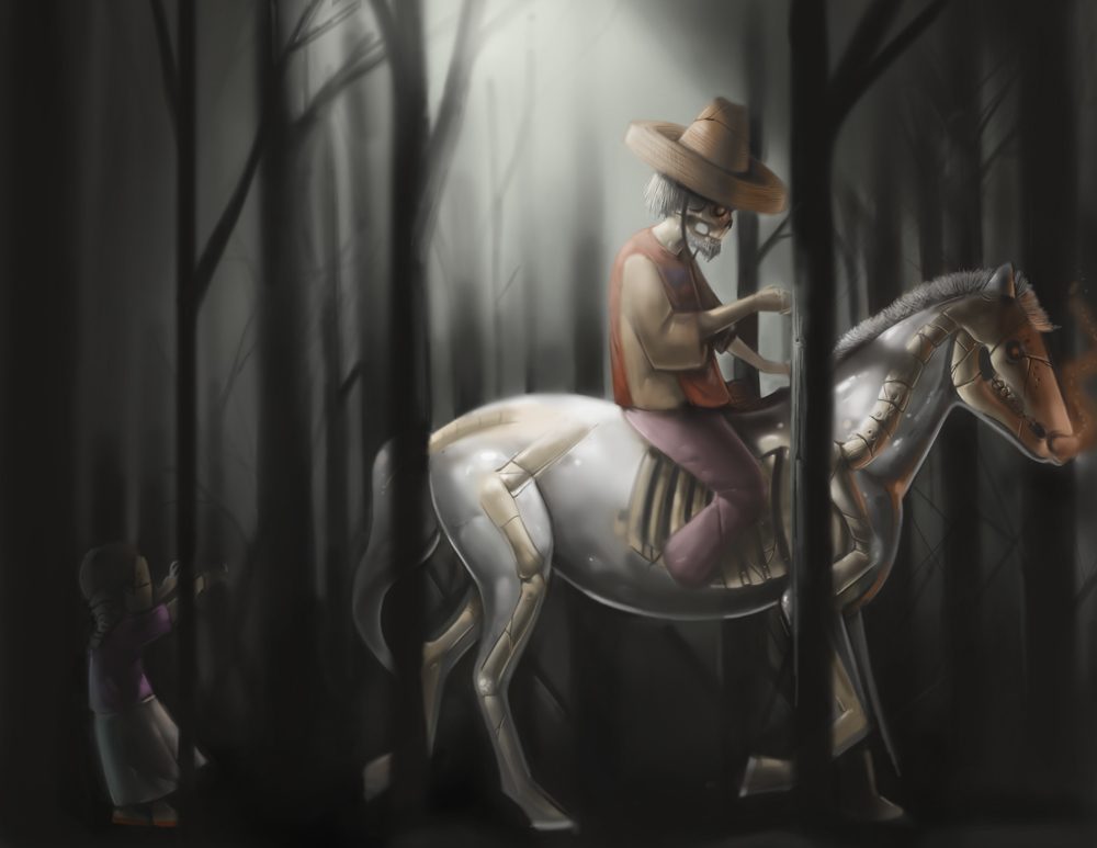 Ilustración sombría: Tareak Rivera