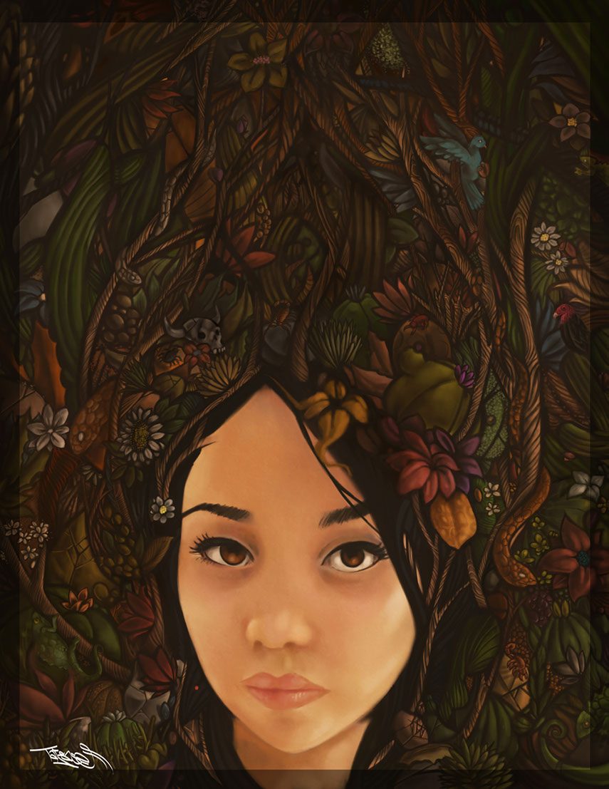 Ilustración sombría: Tareak Rivera