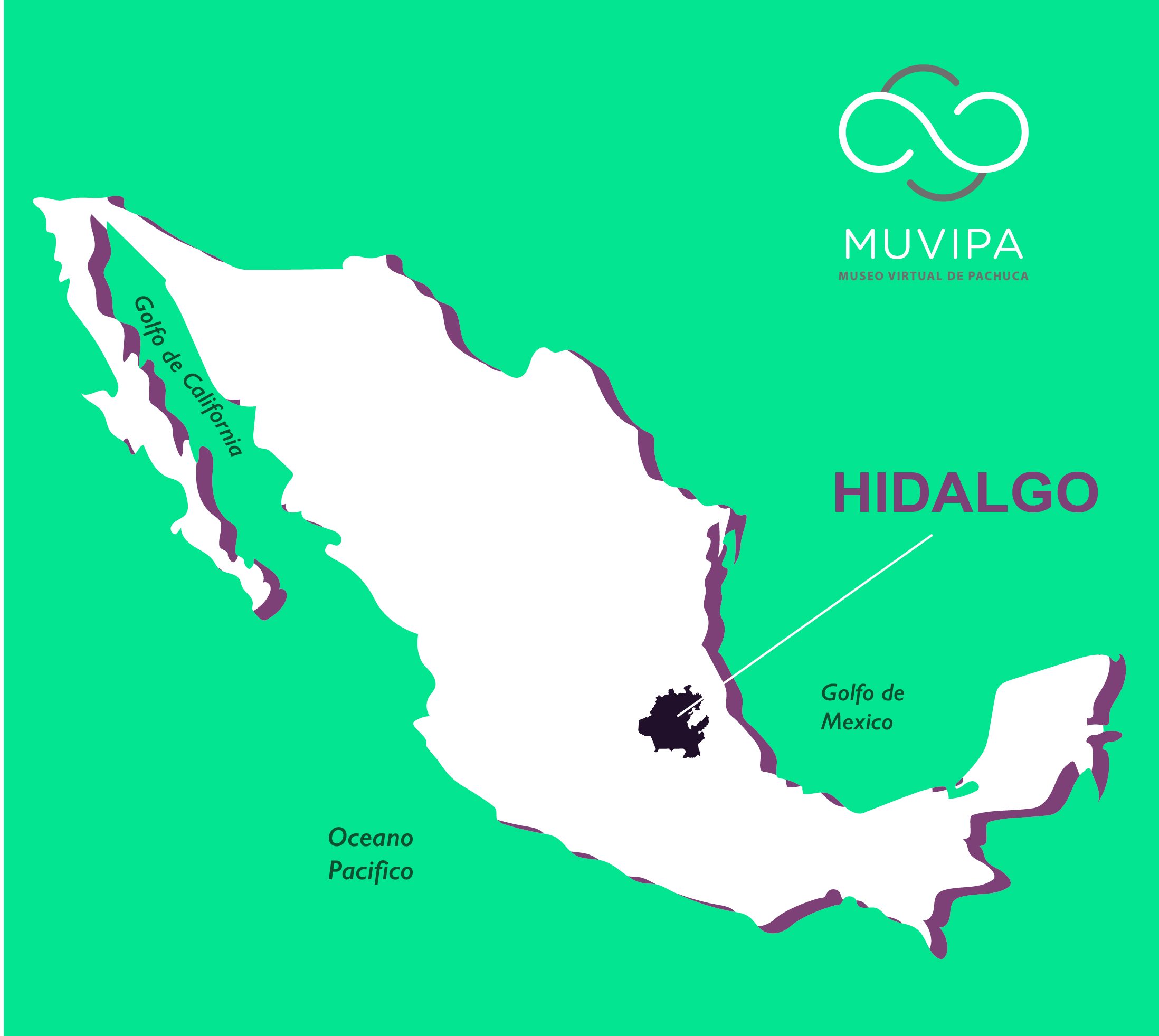 Arriba 105+ Foto Mapa Del Estado De Hidalgo Con Nombres Mirada Tensa