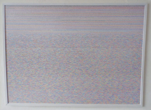 DÍArío 2011 – 2013 | Marcador permanente sobre melamínico  Medidas: 189 x 256 cm