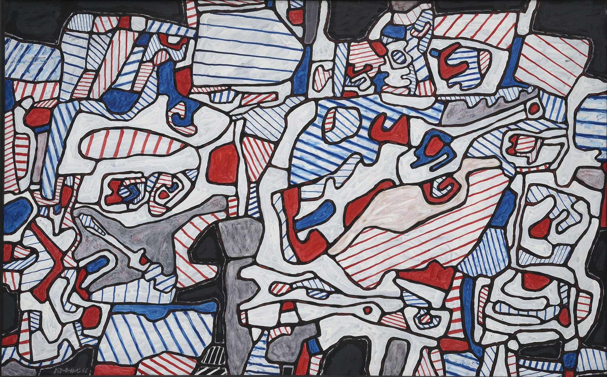 Jean-Dubuffet-Site-Domestique-au-fusil-espadon-1966