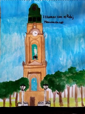 Nathalia Velazquez Gomez-111 años con el Reloj Monumental